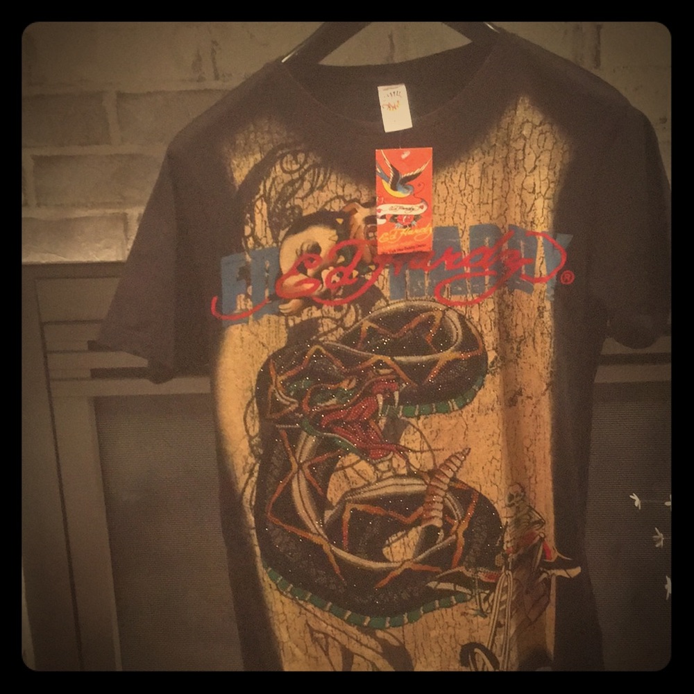 Ed Hardy shirt by Christian Audigier.